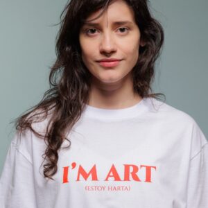 Camisetão I’M ART (ESTOY HARTA) branco