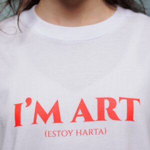 Camisetão I’M ART (ESTOY HARTA) branco