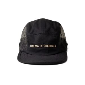 Boné CINEMA DE GUERRILLA com telinha preto