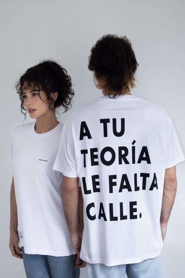 Camisetão TEORÍA branco - Image 2