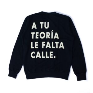 Casaco moletom TEORÍA preto