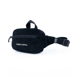 Pochete impermeável em VELUDO COTELÊ preto