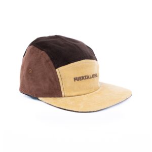 Boné FUERZA LATINA degradê terroso em veludo cotelê (edição limitada)