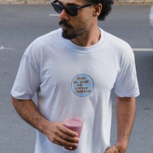 Camisetão VIVA EL CINE DE LATINOAMÉRICA branco