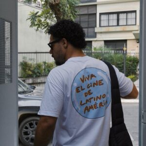 Camisetão VIVA EL CINE DE LATINOAMÉRICA branco