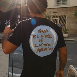 Camisetão VIVA EL CINE DE LATINOAMÉRICA preto