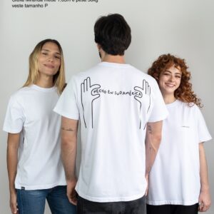 Camiseta HECHO EN SUDAMÉRICA branca