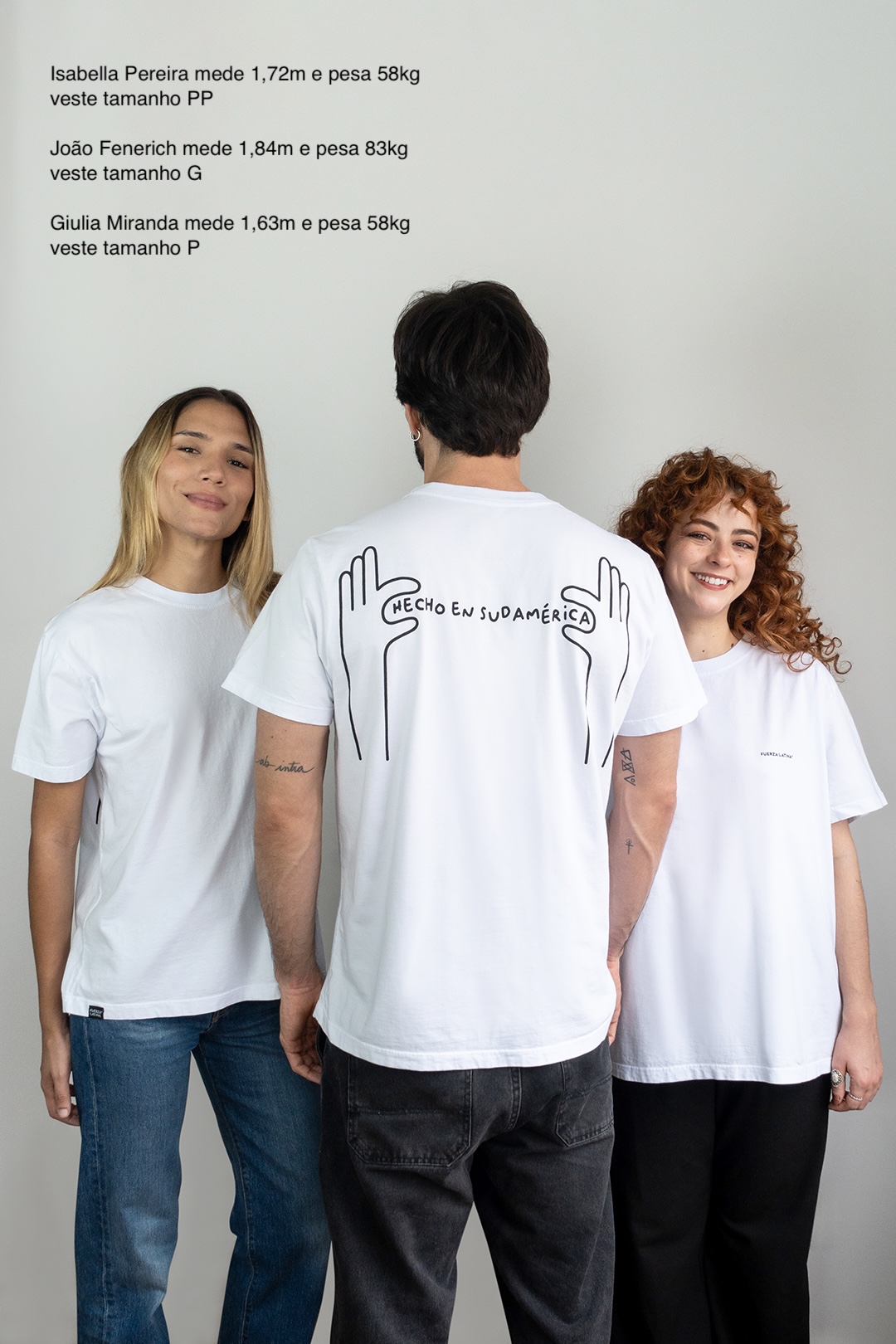 Camiseta HECHO EN SUDAMÉRICA branca - Imagem 2