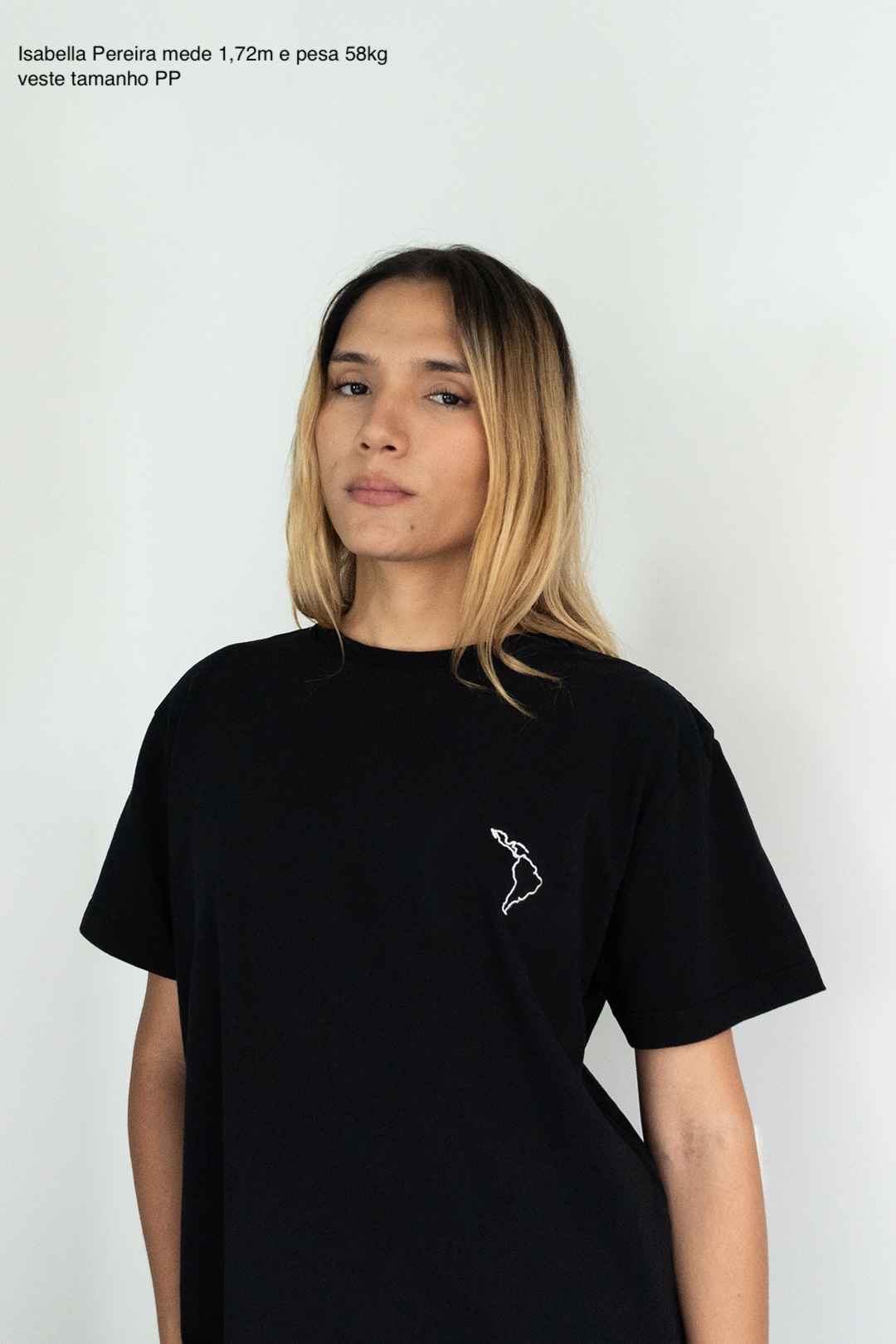 Camiseta malhão bordada MAPA preta - Imagem 4