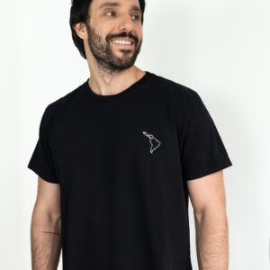 Camiseta malhão bordada MAPA preta