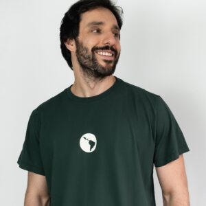 Camiseta MAPA VAZADO verde