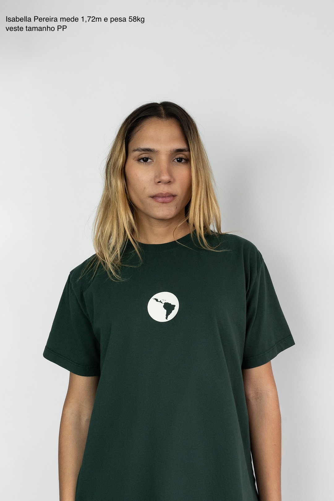 Camiseta MAPA VAZADO verde - Imagem 4